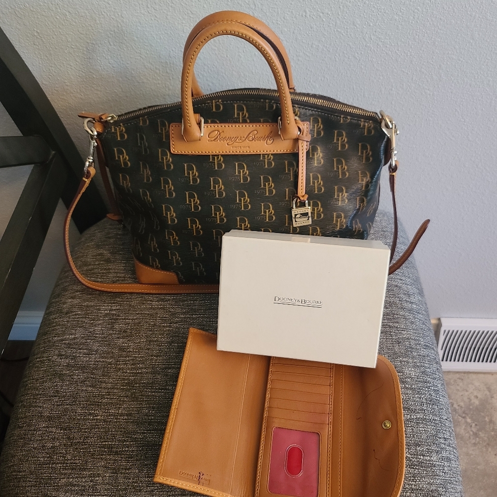 Dooney & Burke handbag and wallet